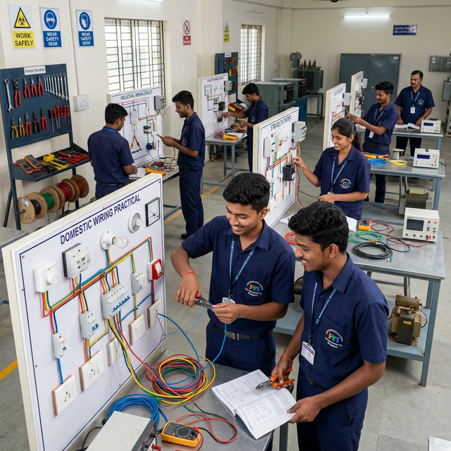 Students in ITI Workshop